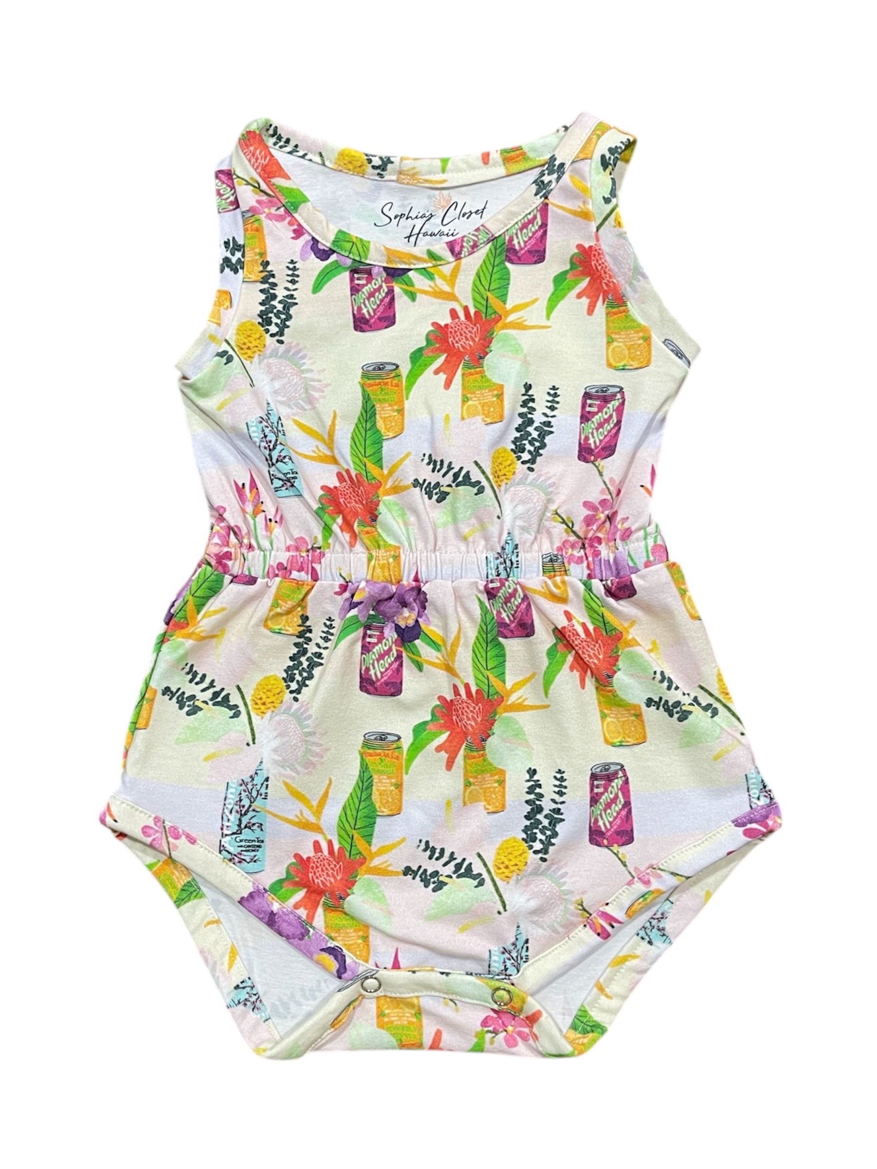 Baby Romper in Flowers from Grandma’s