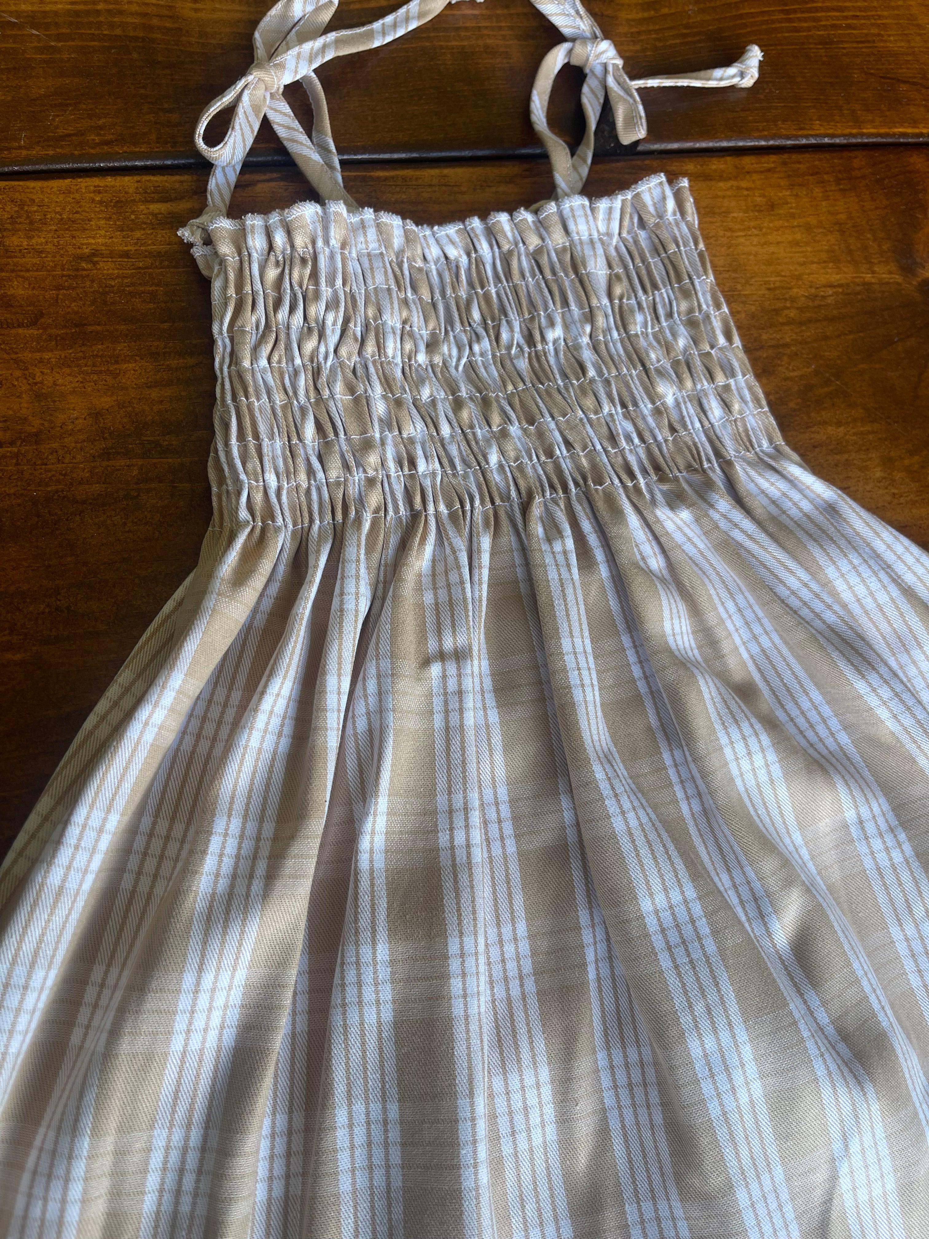 Palaka Dress in Khaki