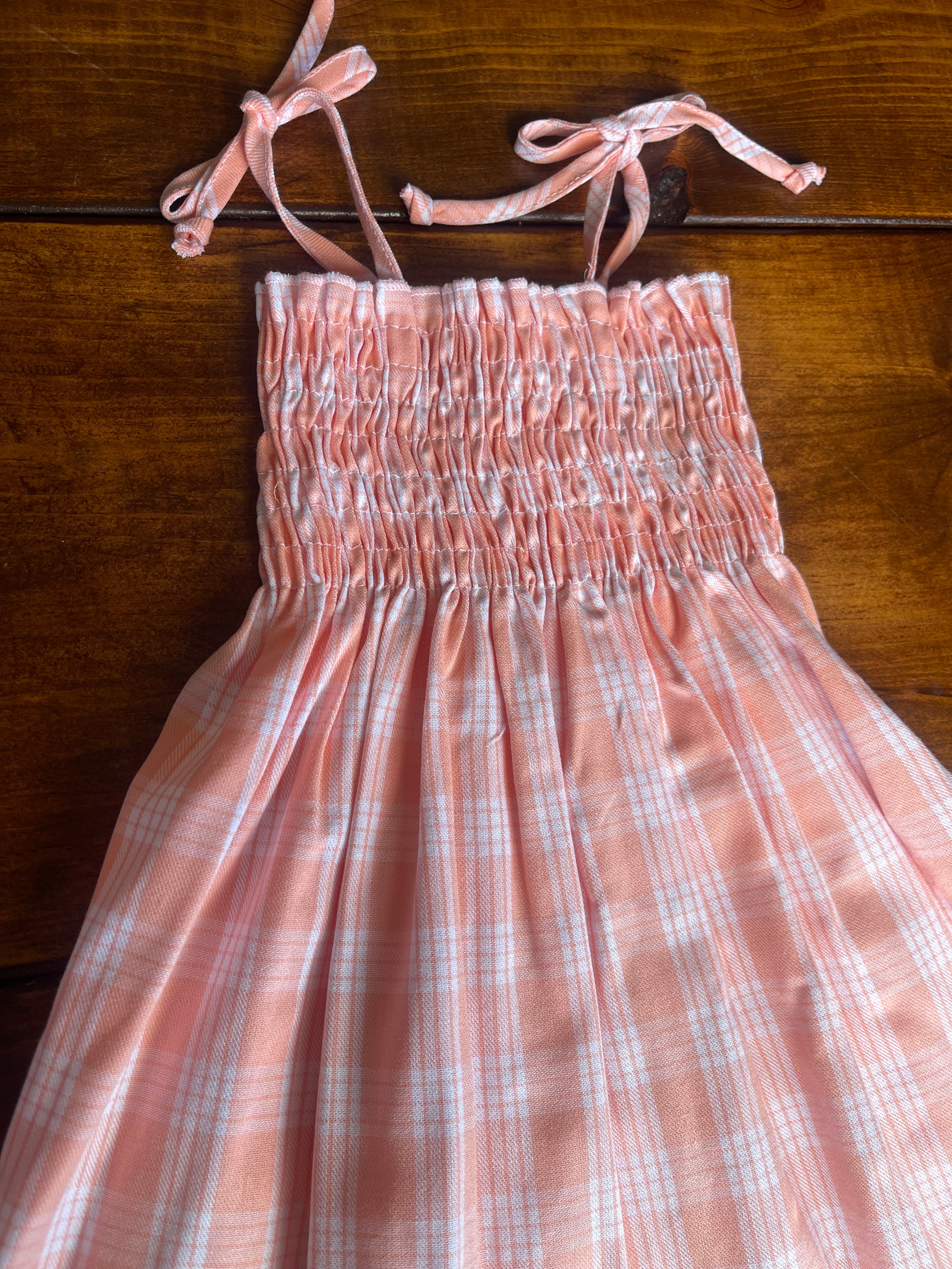 Palaka Dress in Coral