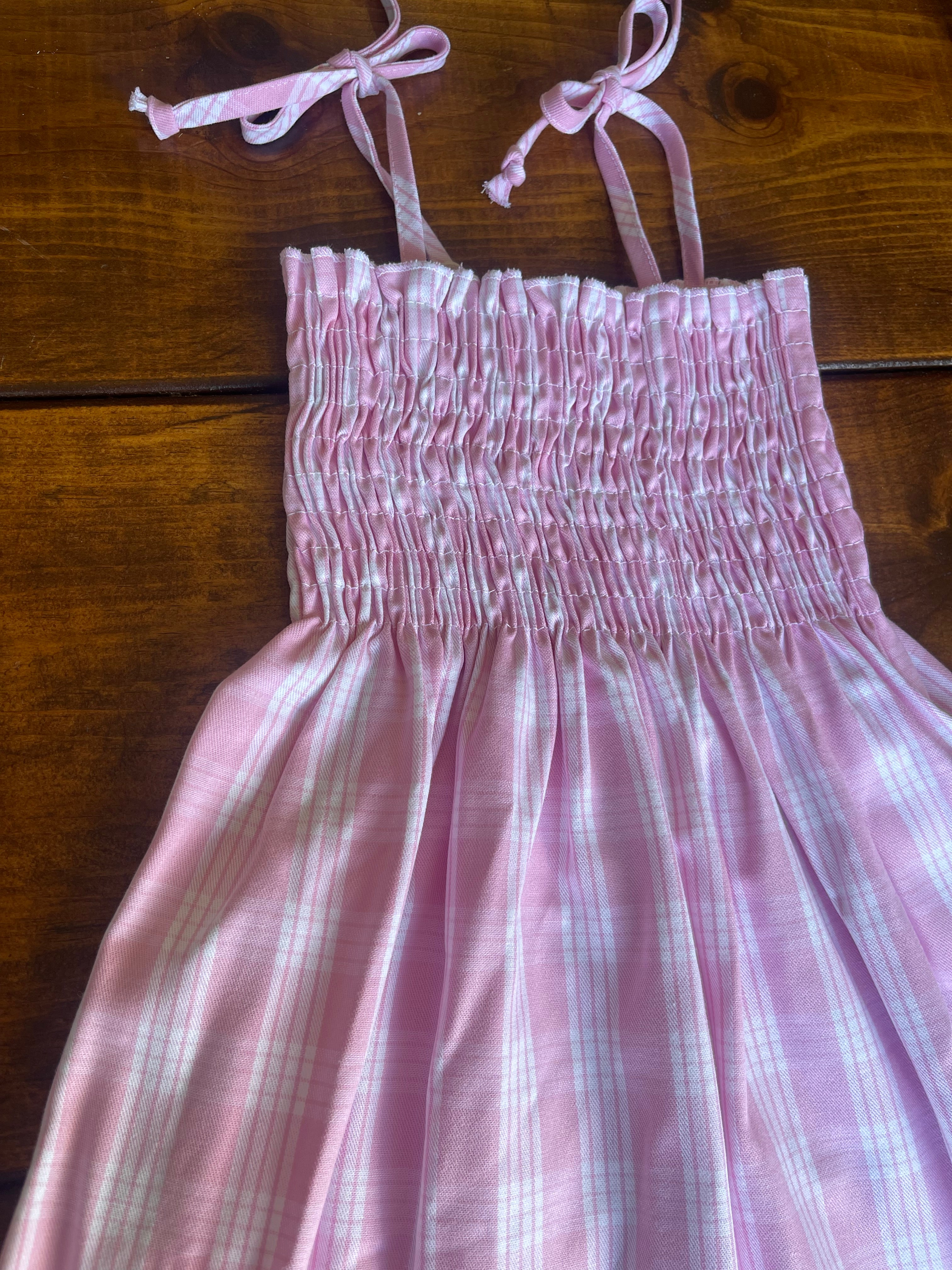 Palaka Dress in Light Pink