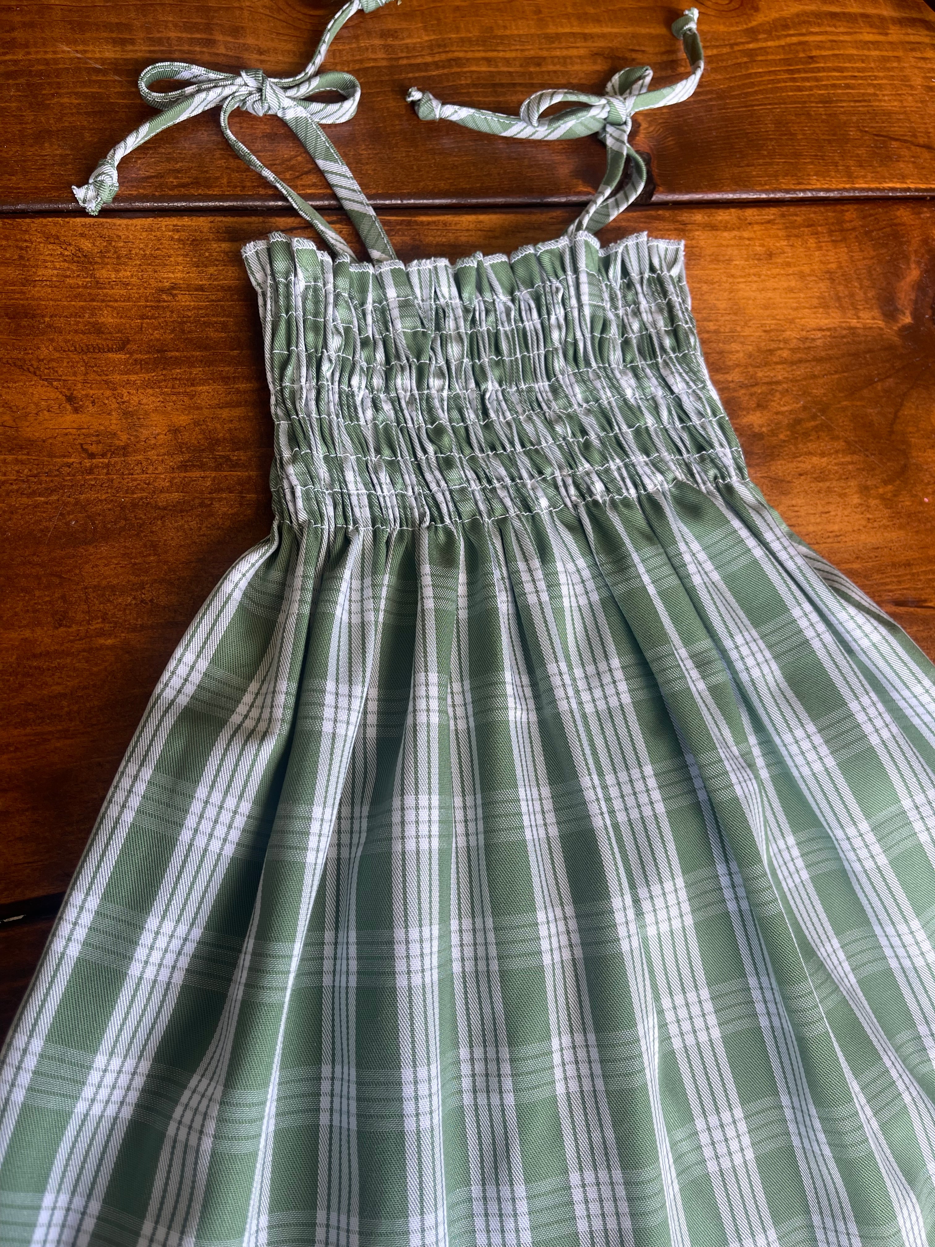 Palaka Dress in Moss