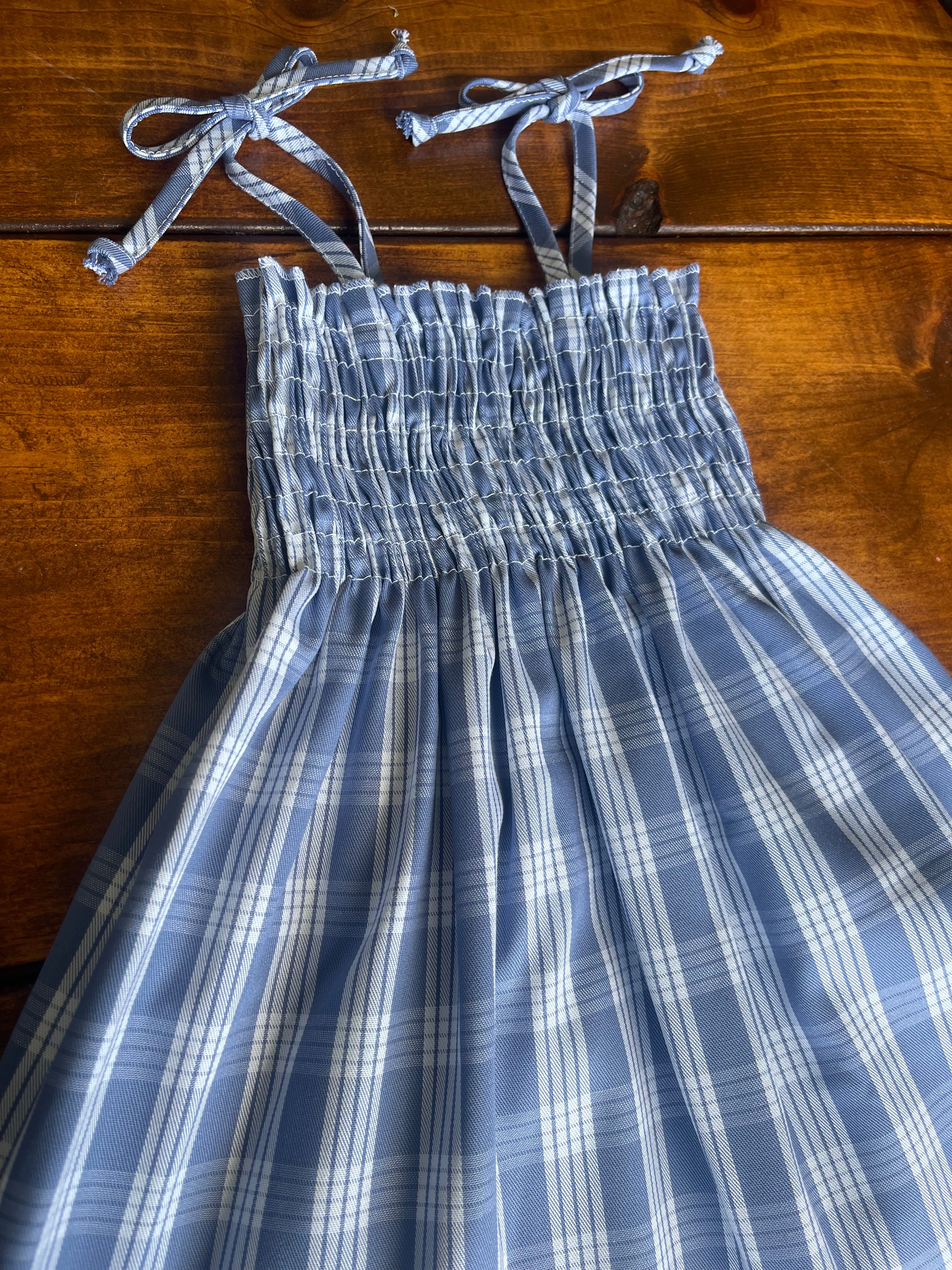 Palaka Dress in Denim