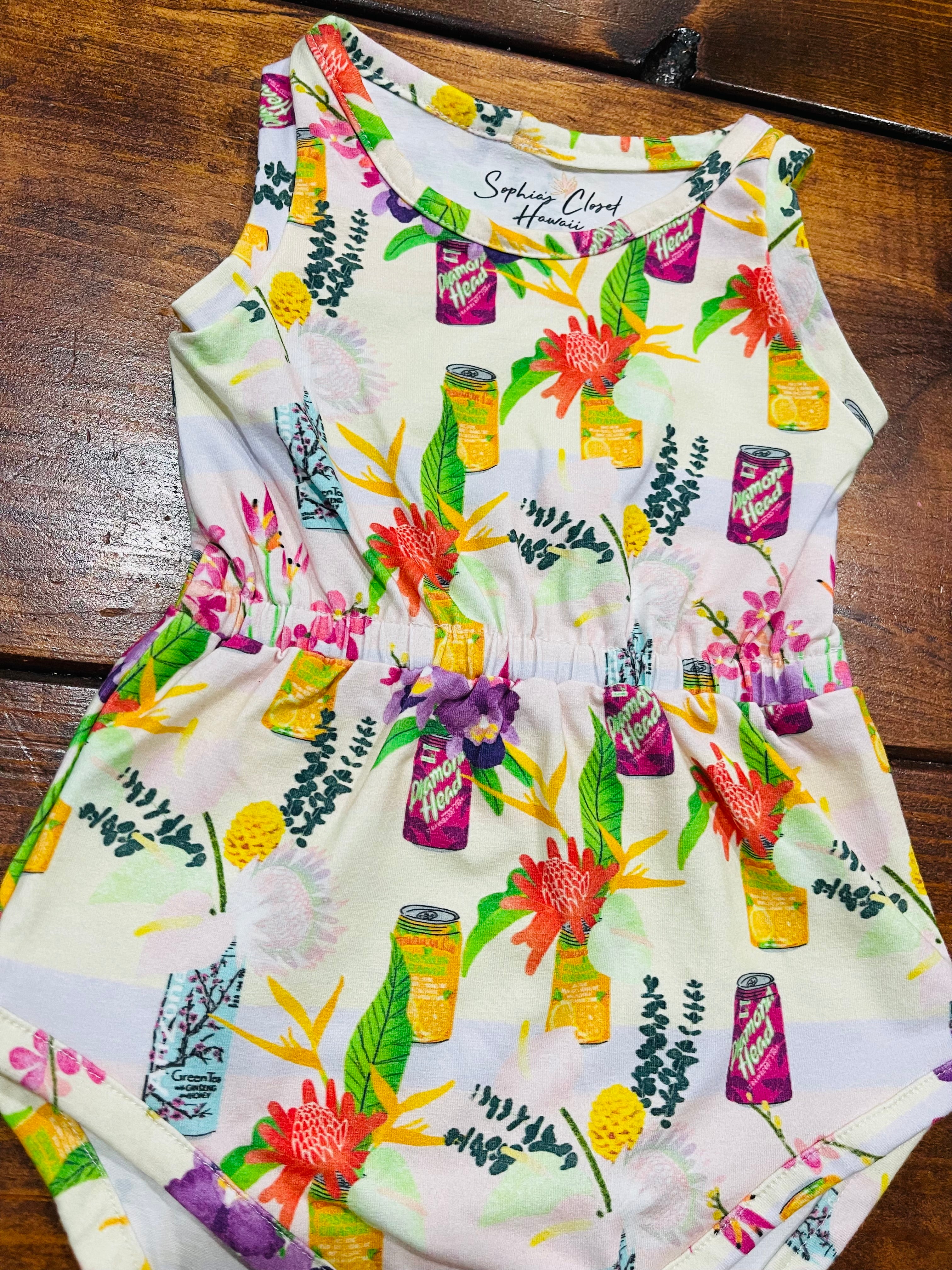 Baby Romper in Flowers from Grandma’s
