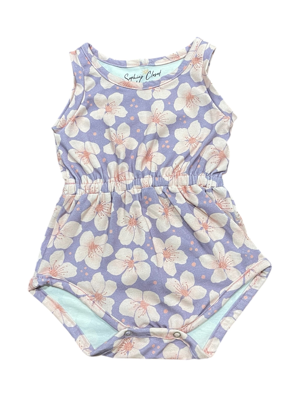 Baby Romper in Cherry Blossom