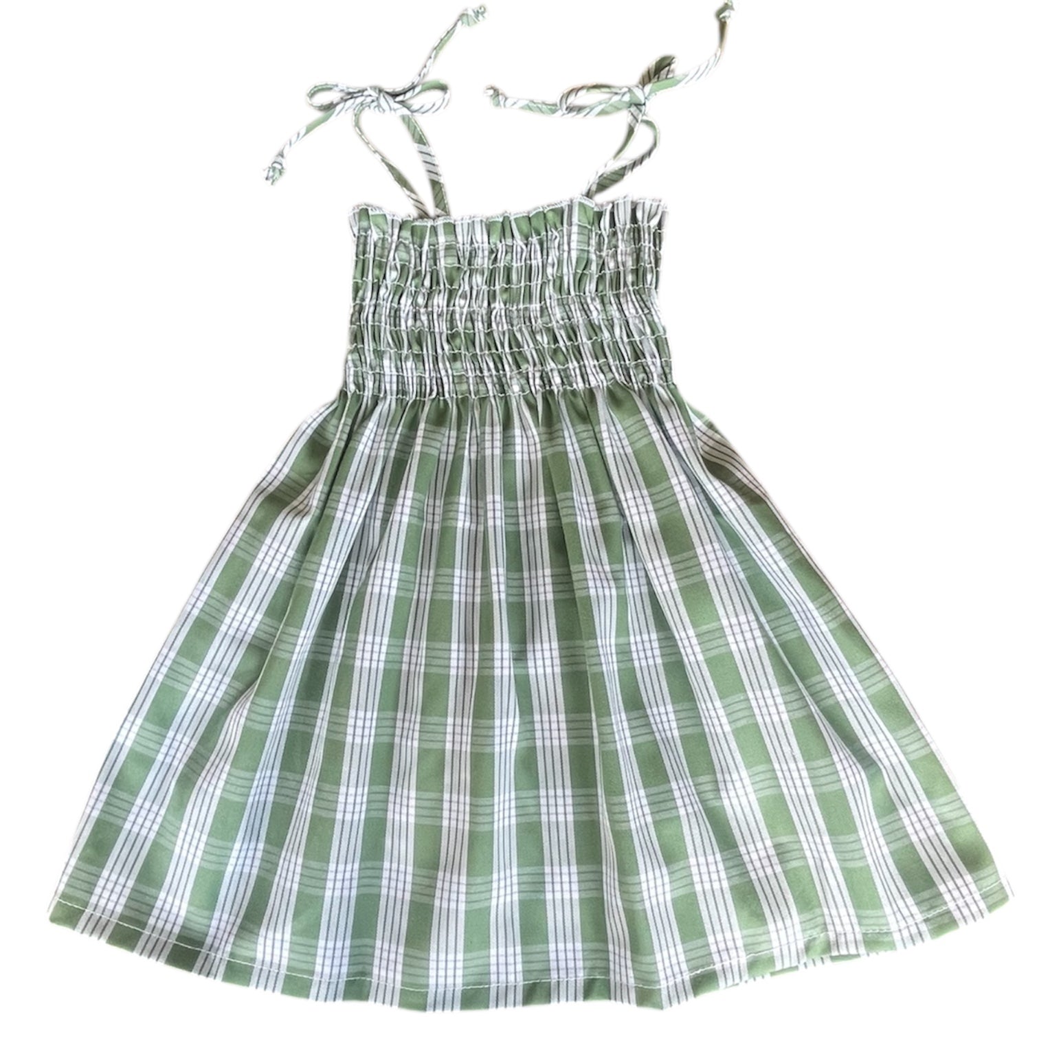 Palaka Dress in Moss