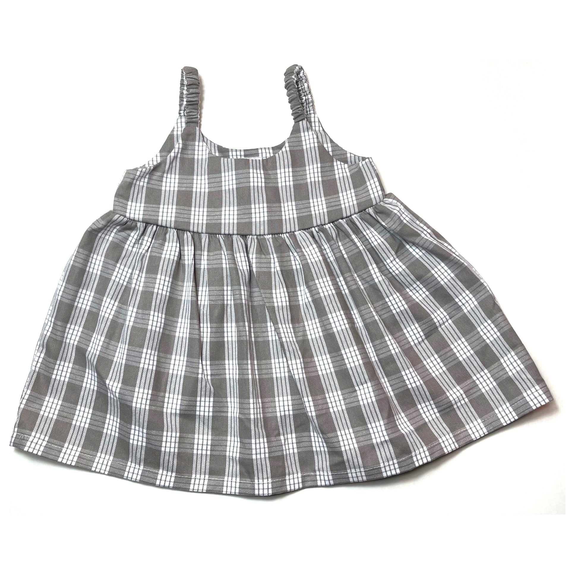 Baby 2pc Dress & Bloomer Set in Grey