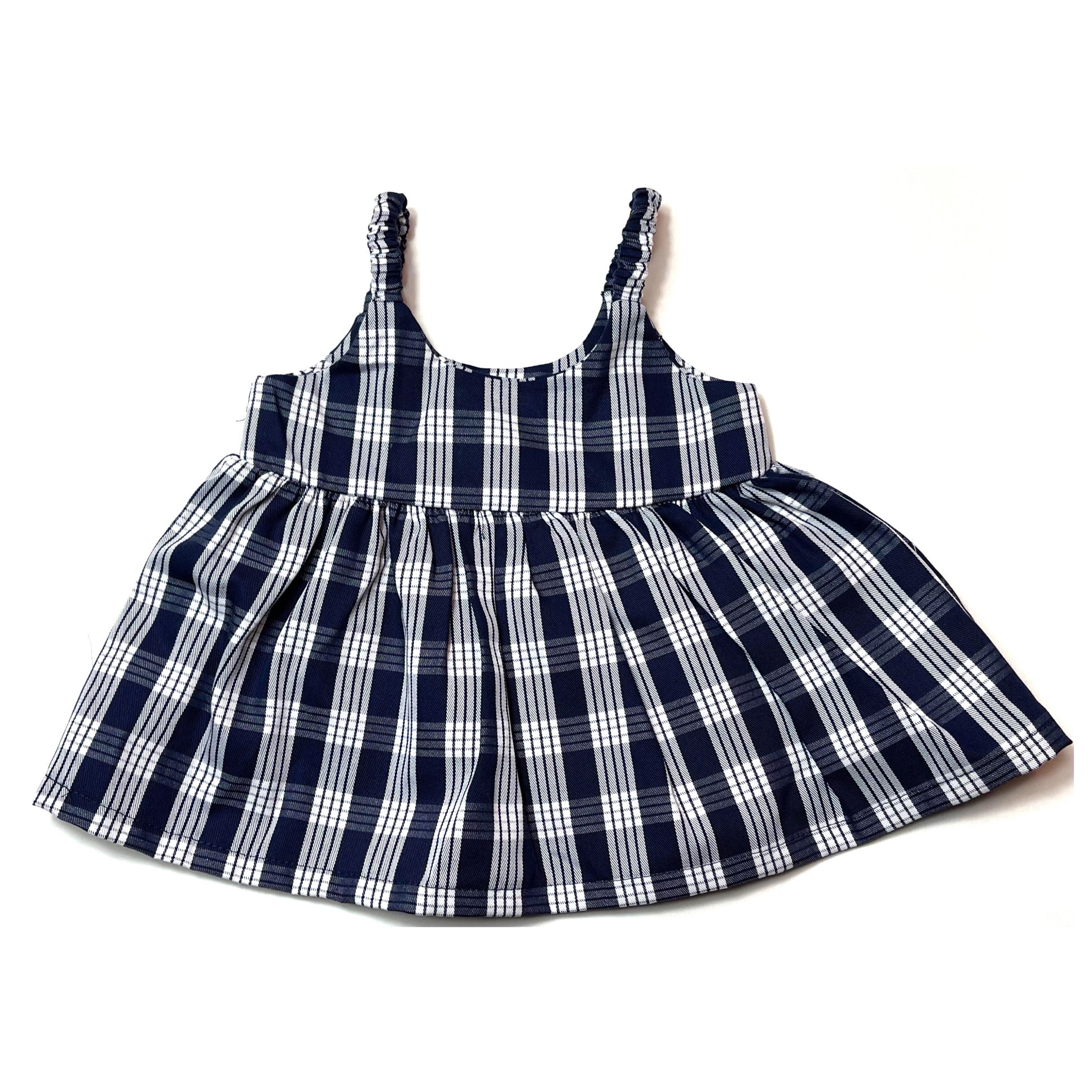 Baby 2pc Dress & Bloomer Set in Navy