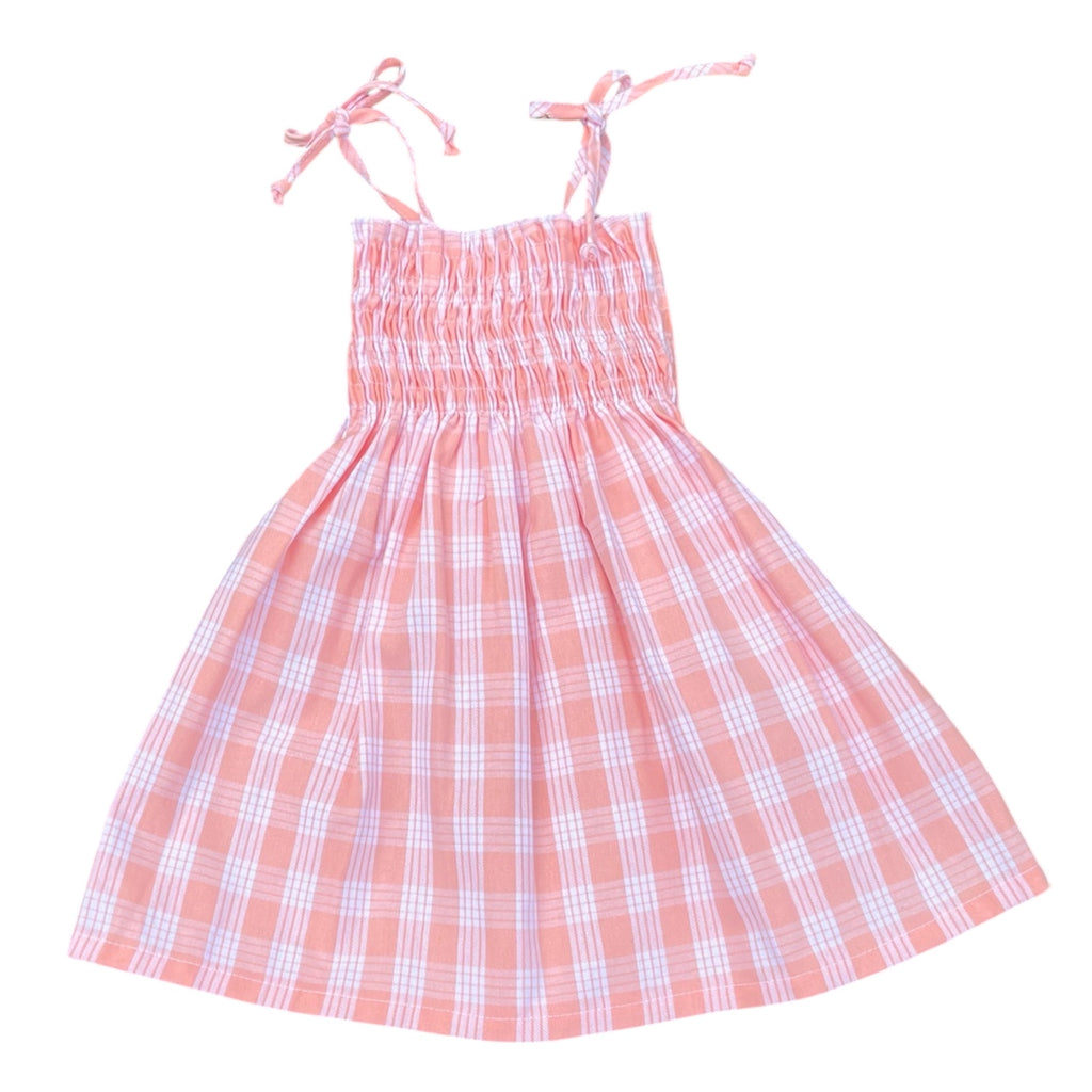 Palaka Dress in Coral